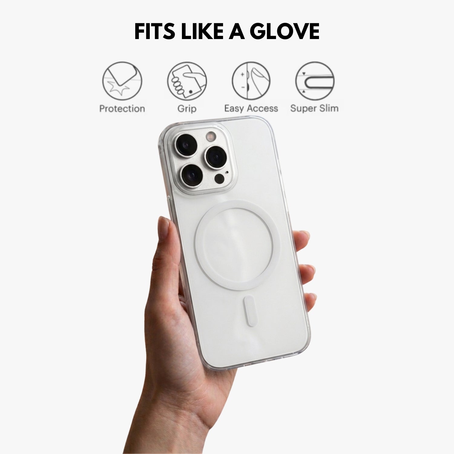 IPHONE 14 PRO MAX IC CASE TRANSPARENT