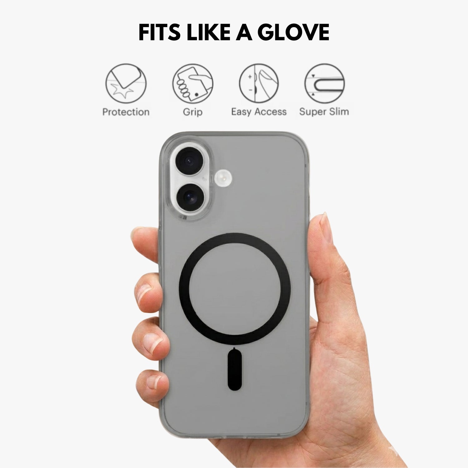IPHONE 16 IC CASE BLACK