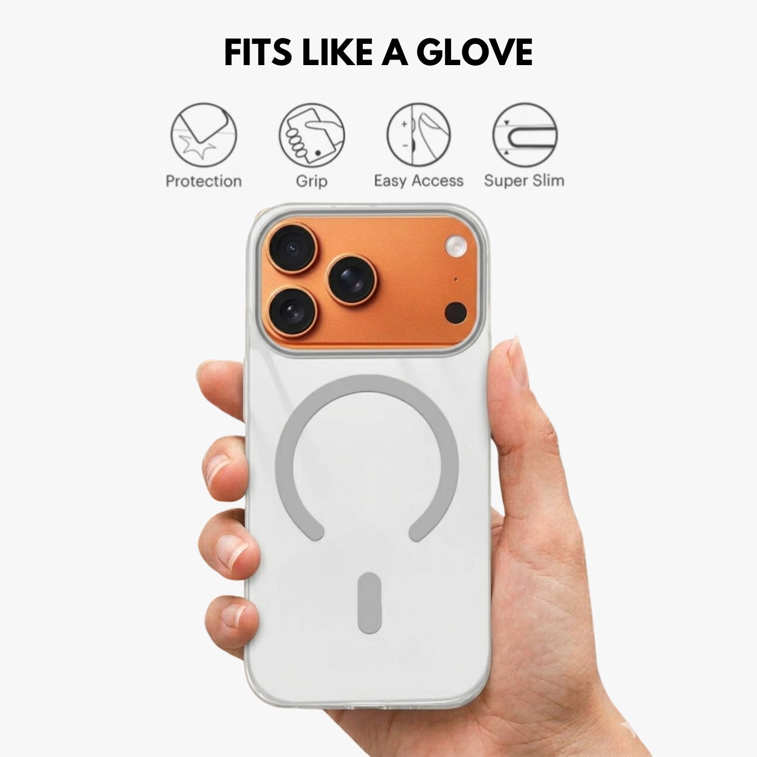 IPHONE 17 PRO IC CASE TRANSPARENT