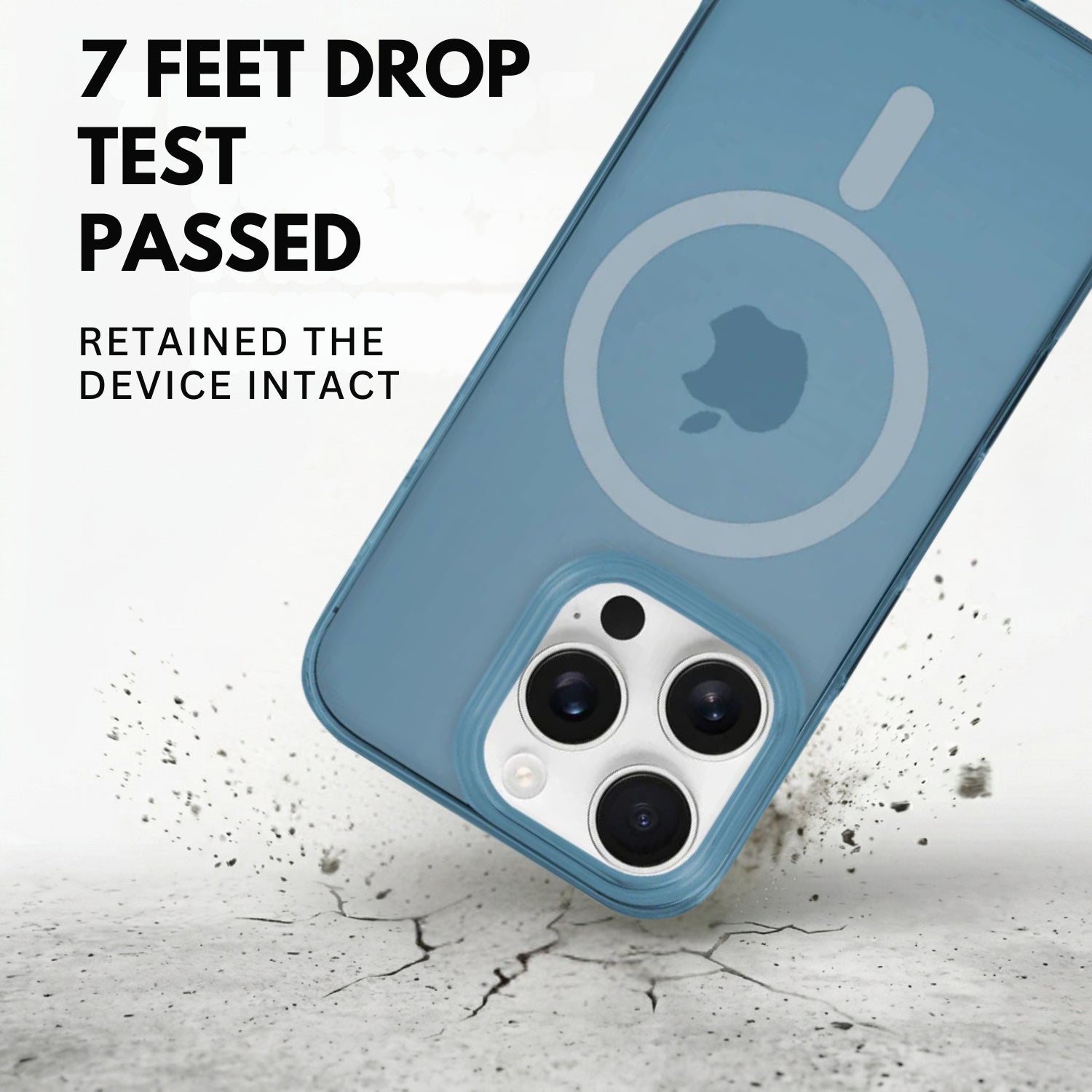 IPHONE 15 PRO IC CASE BLUE