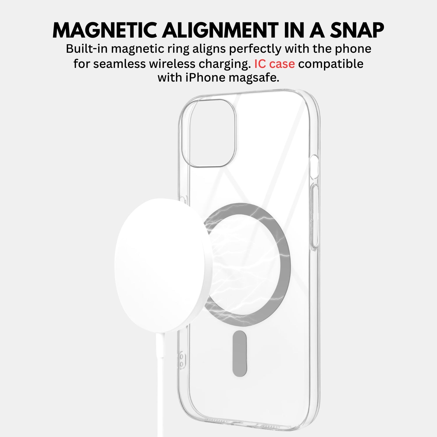 IPHONE 14   IC CASE TRANSPARENT
