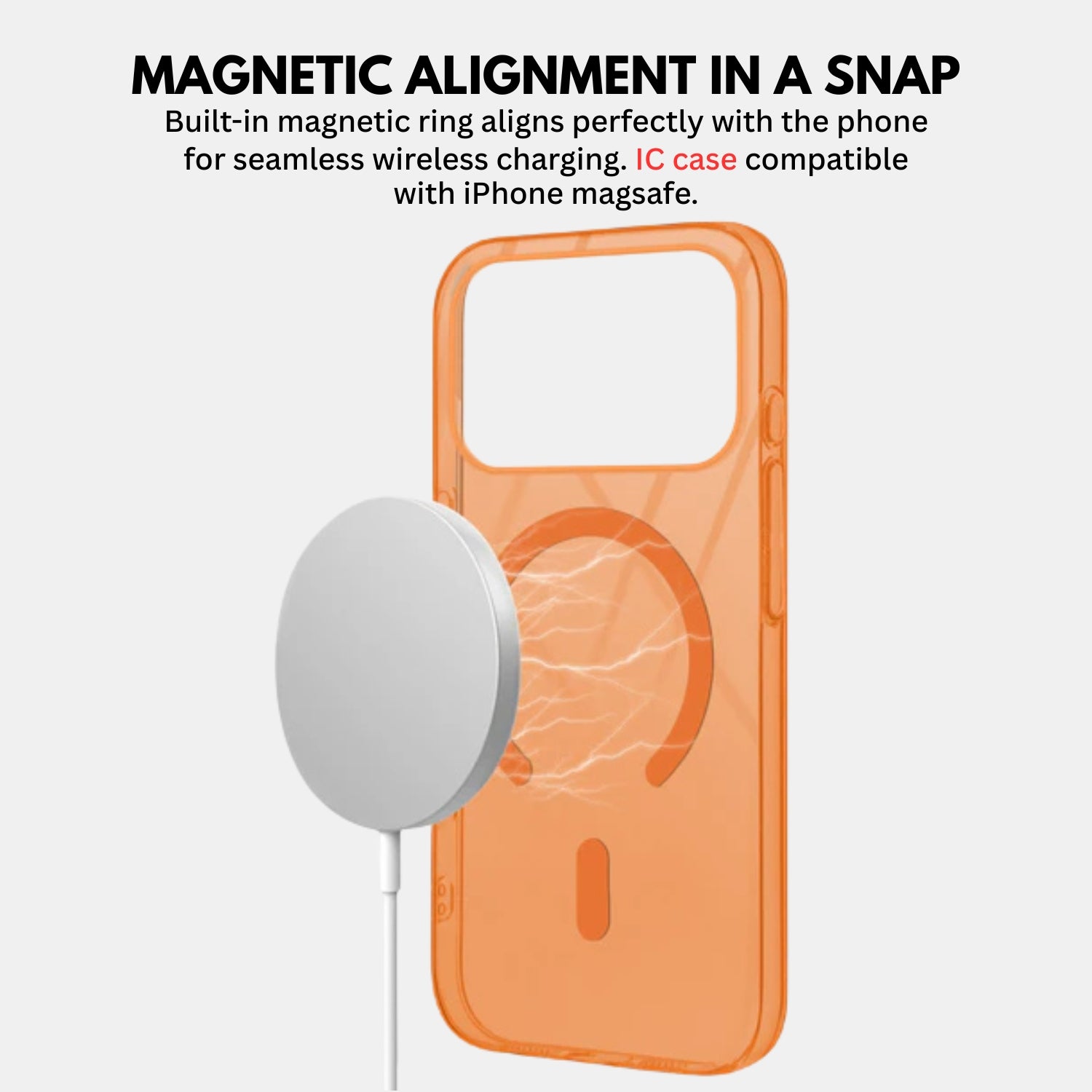 IPHONE 17 PRO MAX IC CASE  ORANGE
