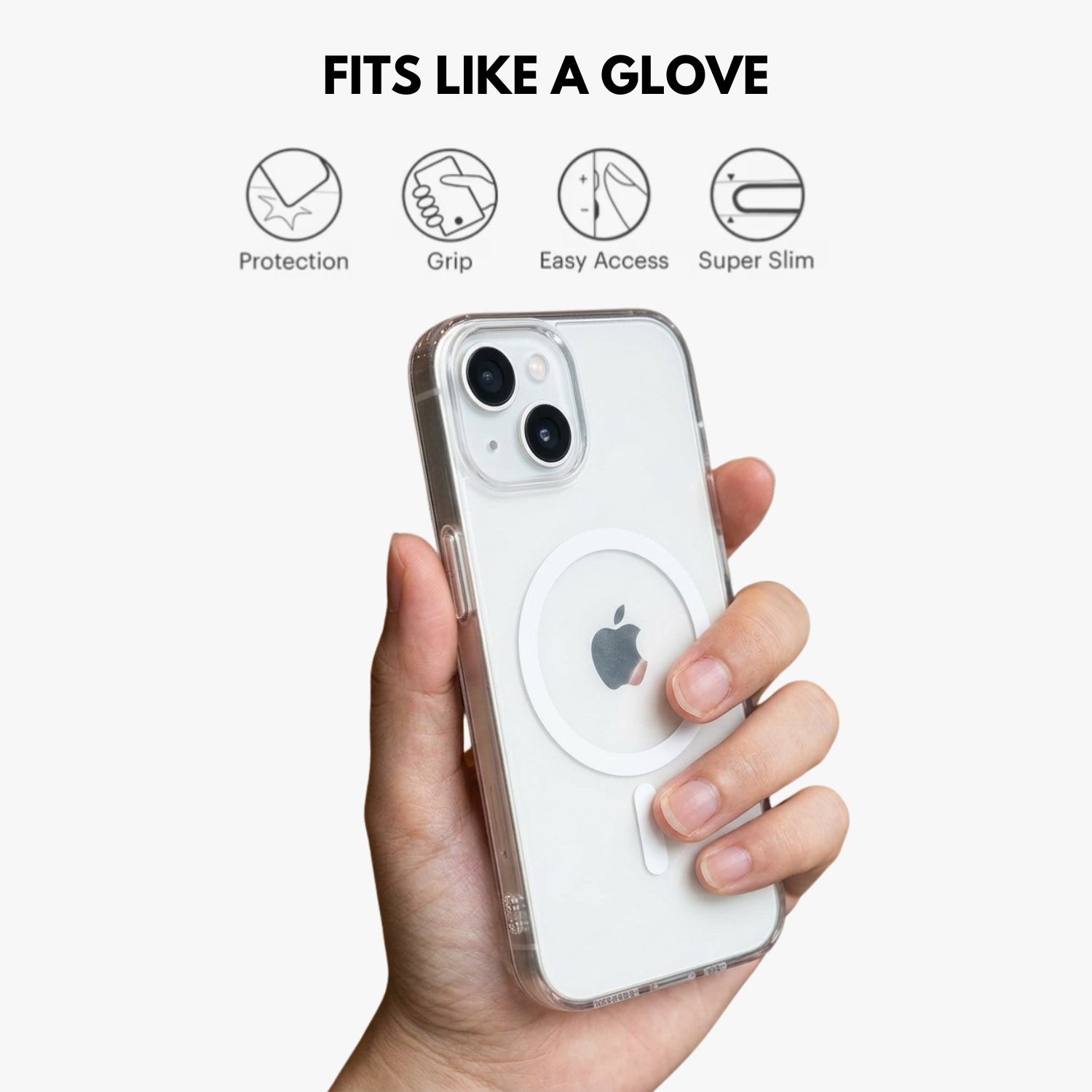 IPHONE 14   IC CASE TRANSPARENT