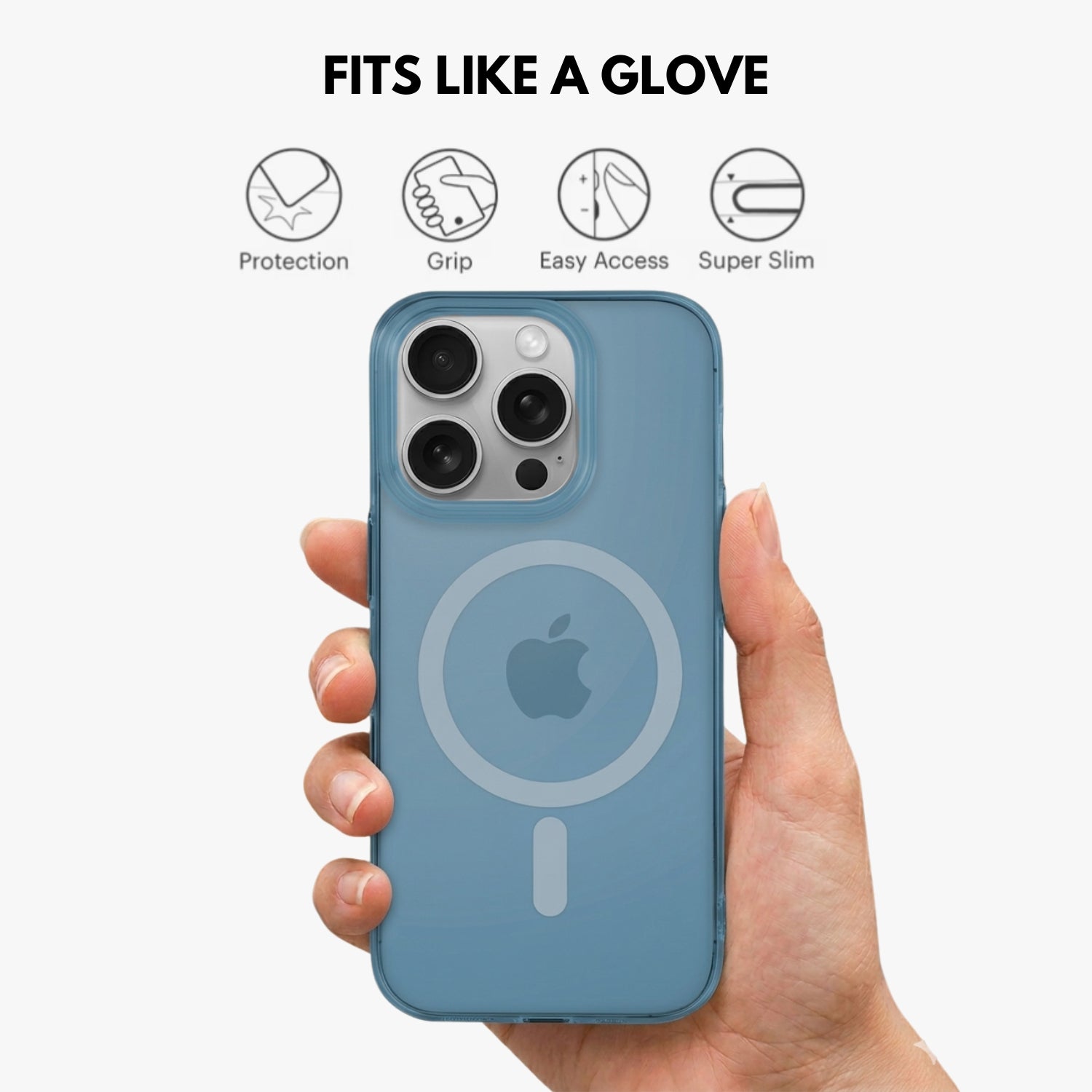 IPHONE 13  IC CASE   BLUE