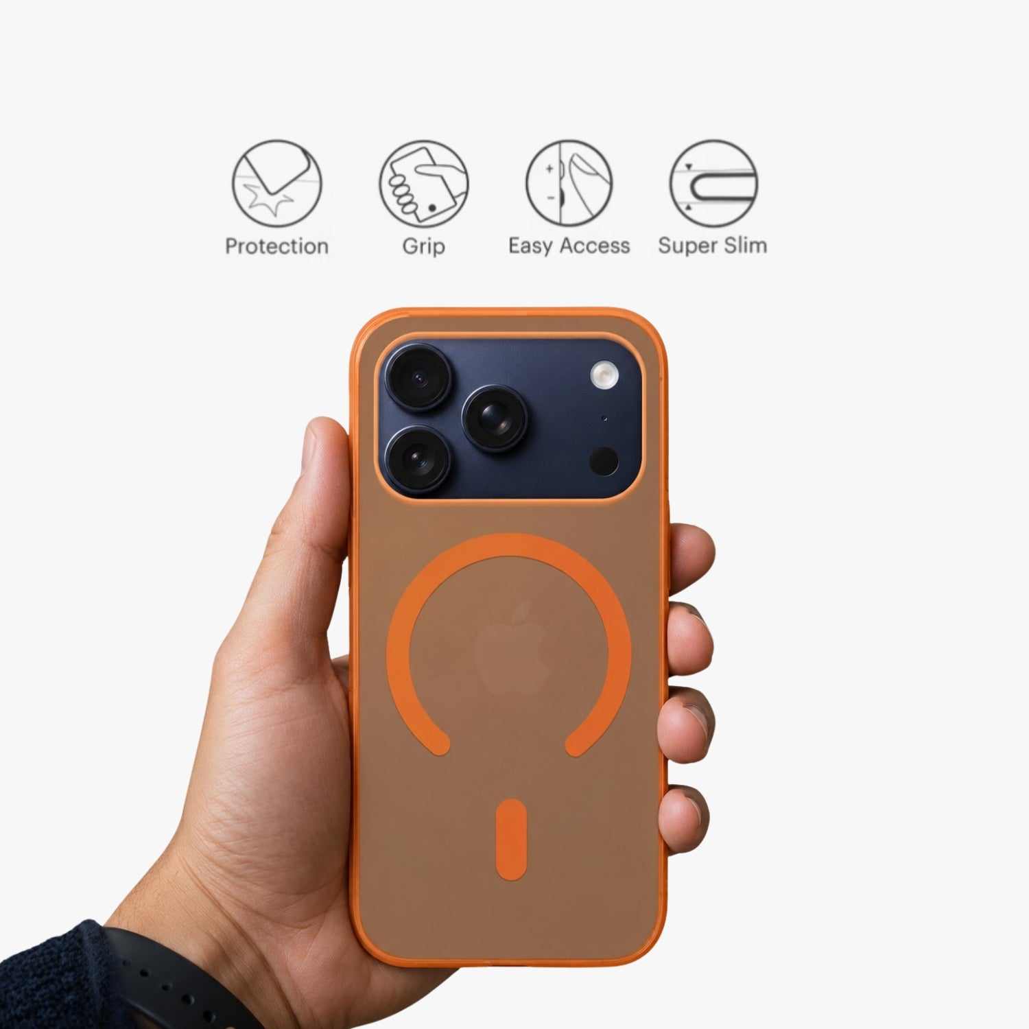 IPHONE 17 PRO IC CASE ORANGE
