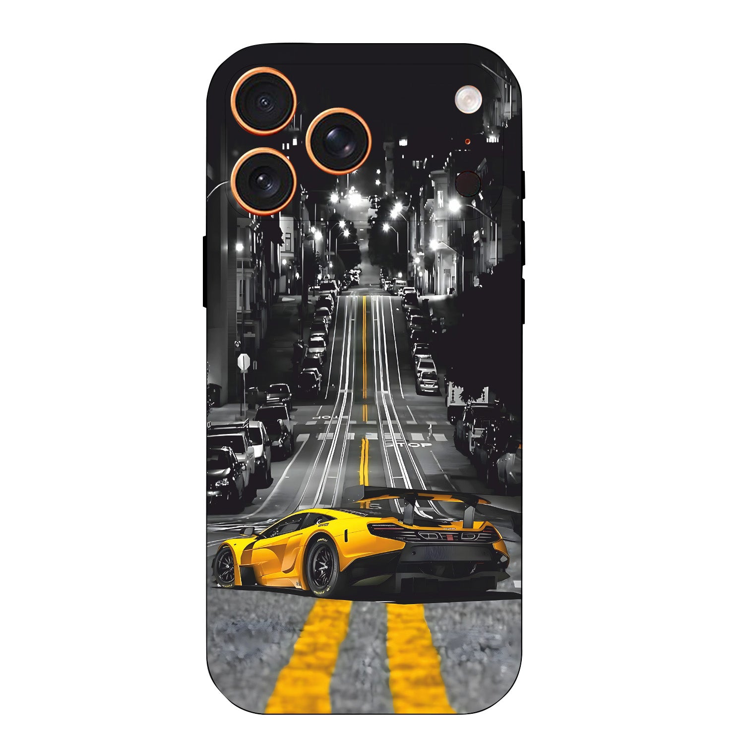 IPHONE 17 PRO MAX RACING CAR YELLOW for IPHONE 17 PRO MAX