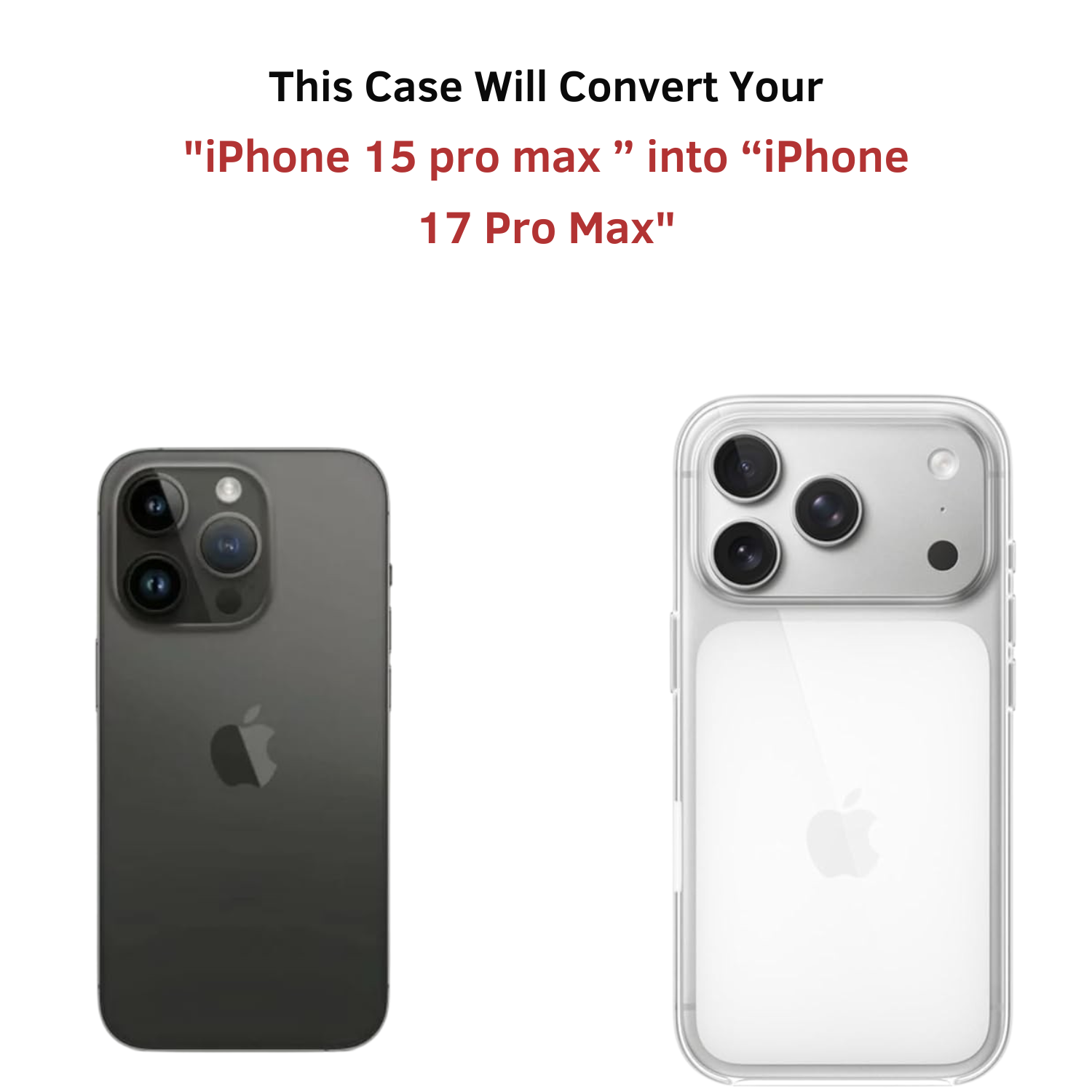 IPHONE 15 PRO MAX CONVERTER CASE for IPHONE 15 PRO MAX
